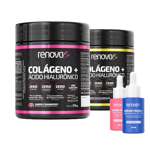 2x Colágenos Verisol® + 2x Séruns Faciais